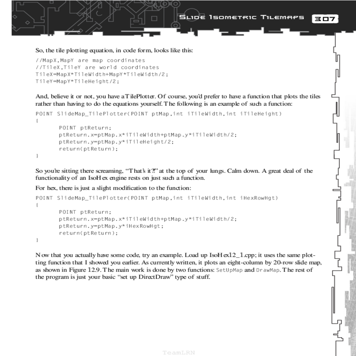 looks like this are map coordinates tilex are worl