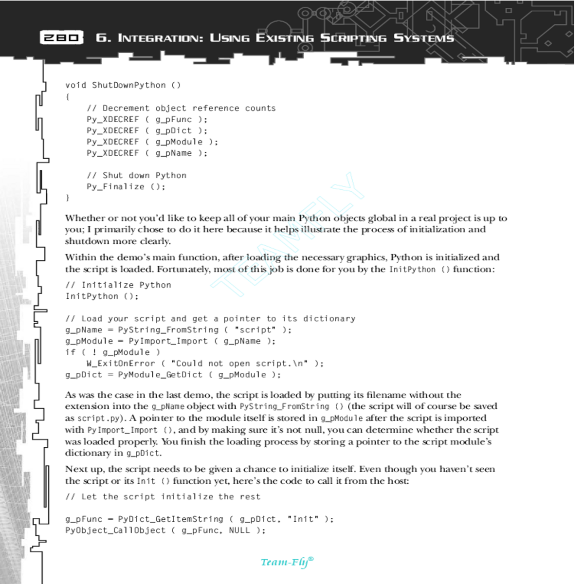 heres the code call from the host let the script i