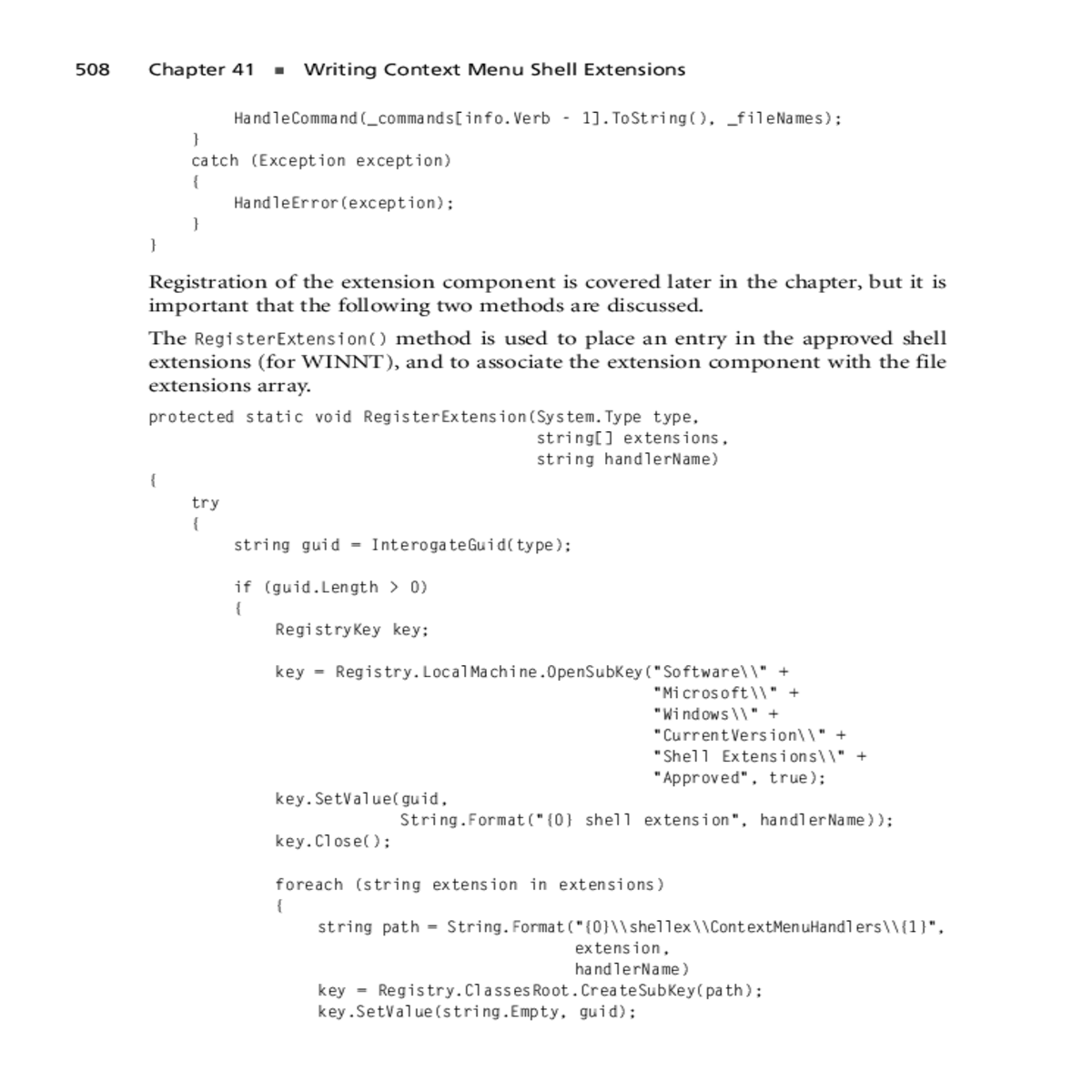 true key key string extension extensions string pa