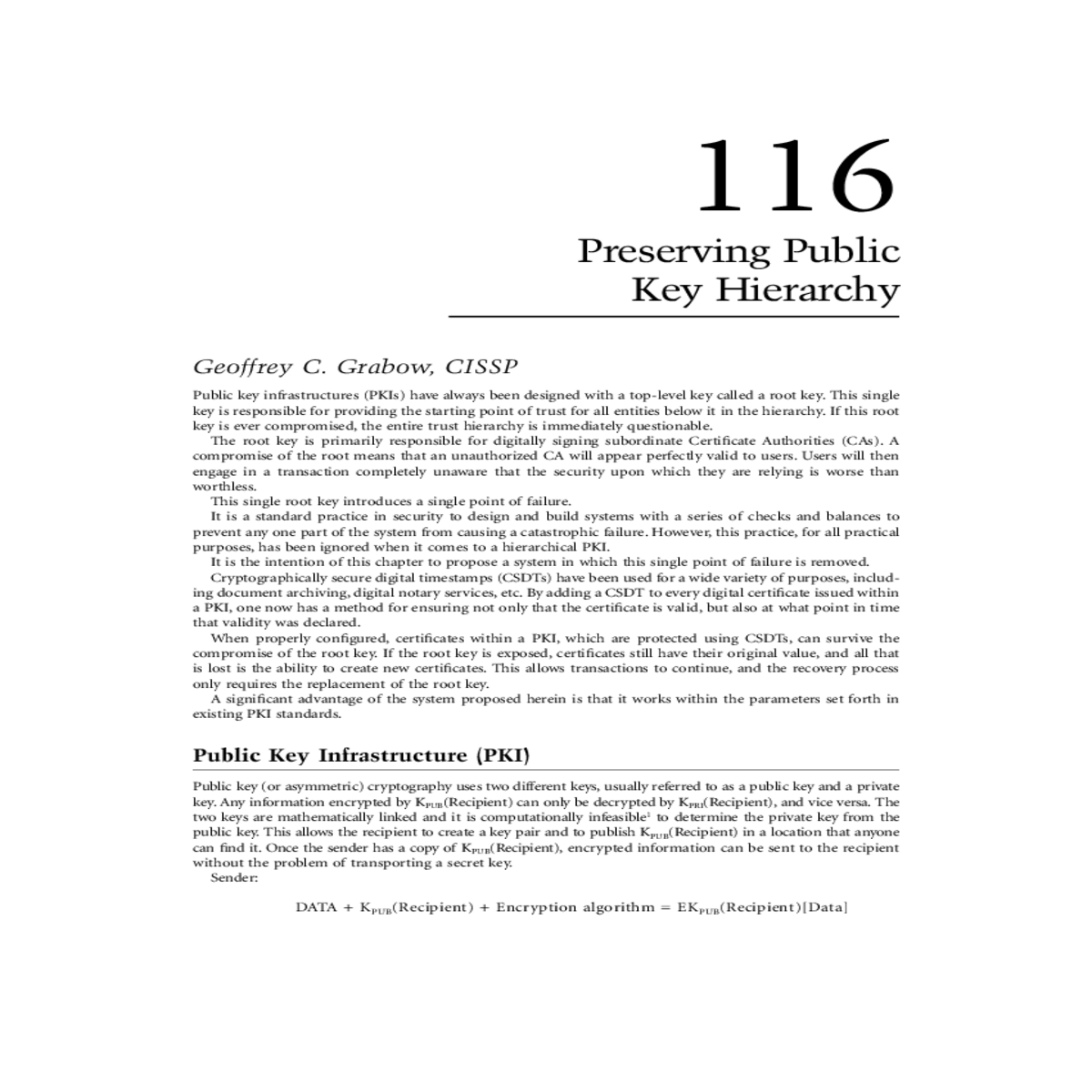 forms the certificate and calculates the user cert