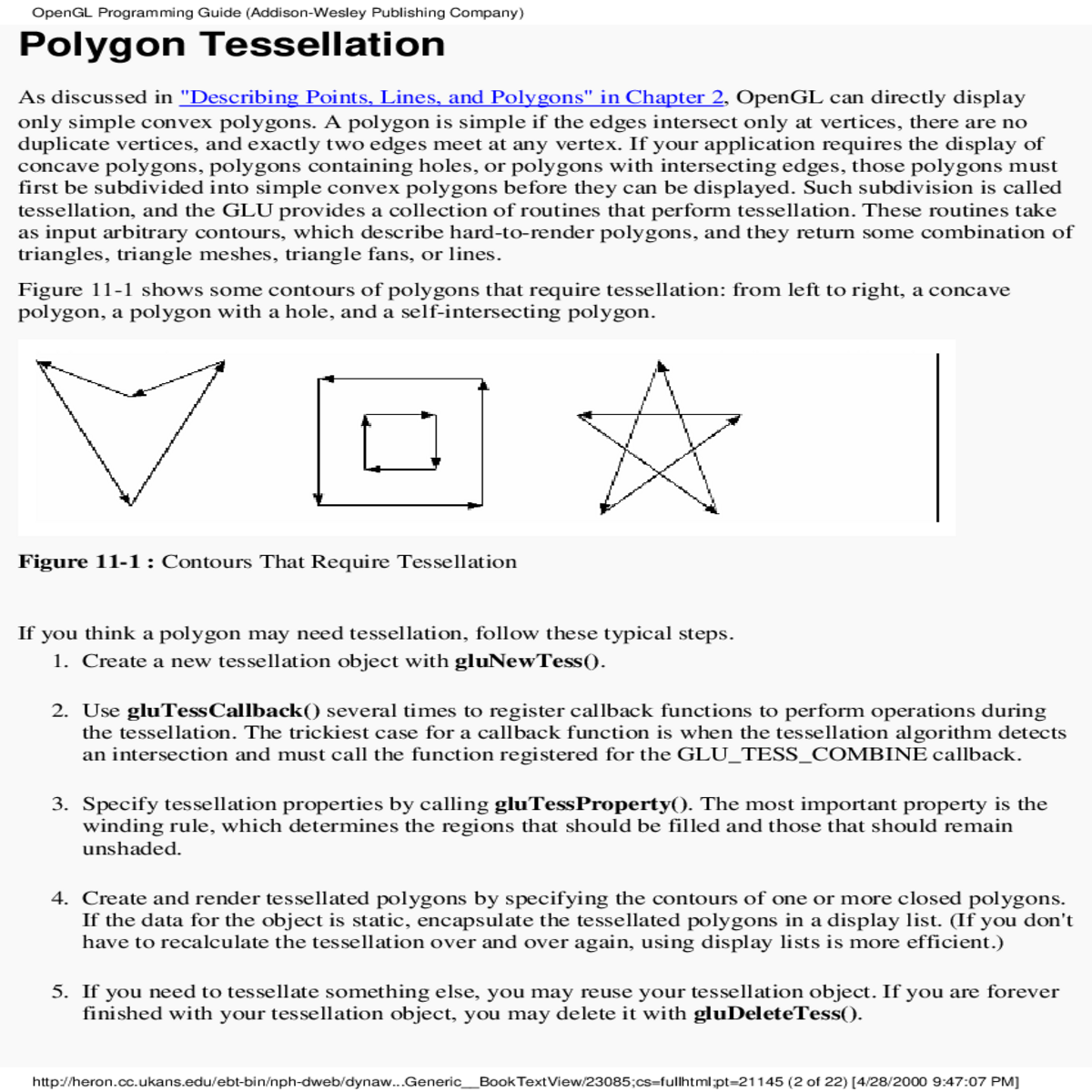 the type the callback determined the parameter typ