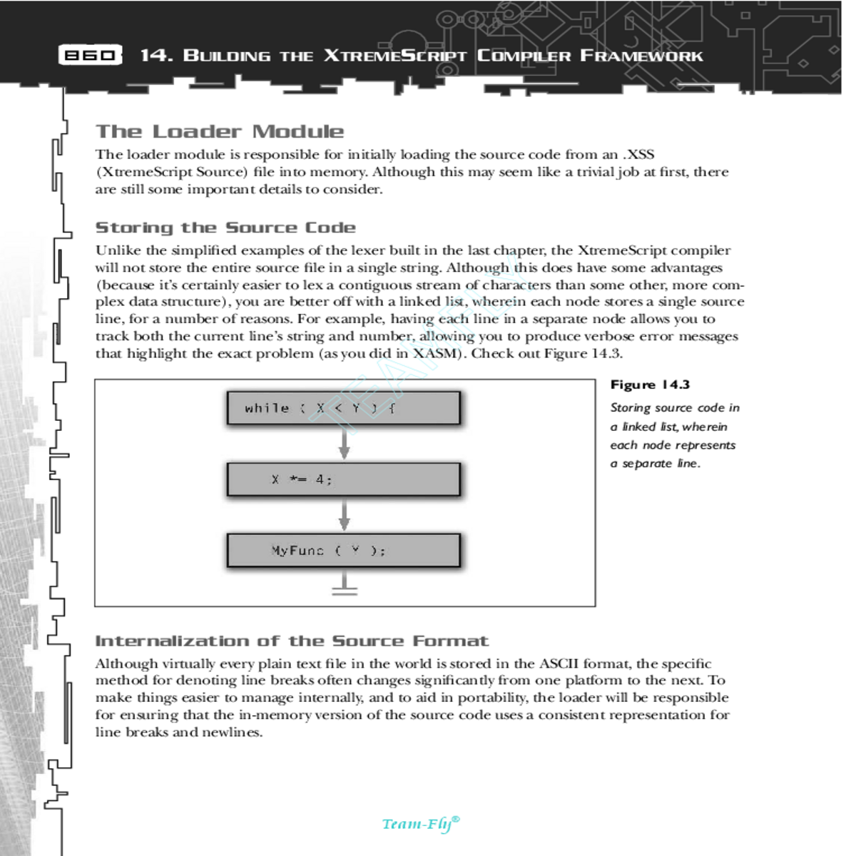 inserting preprocessor module between the loader a