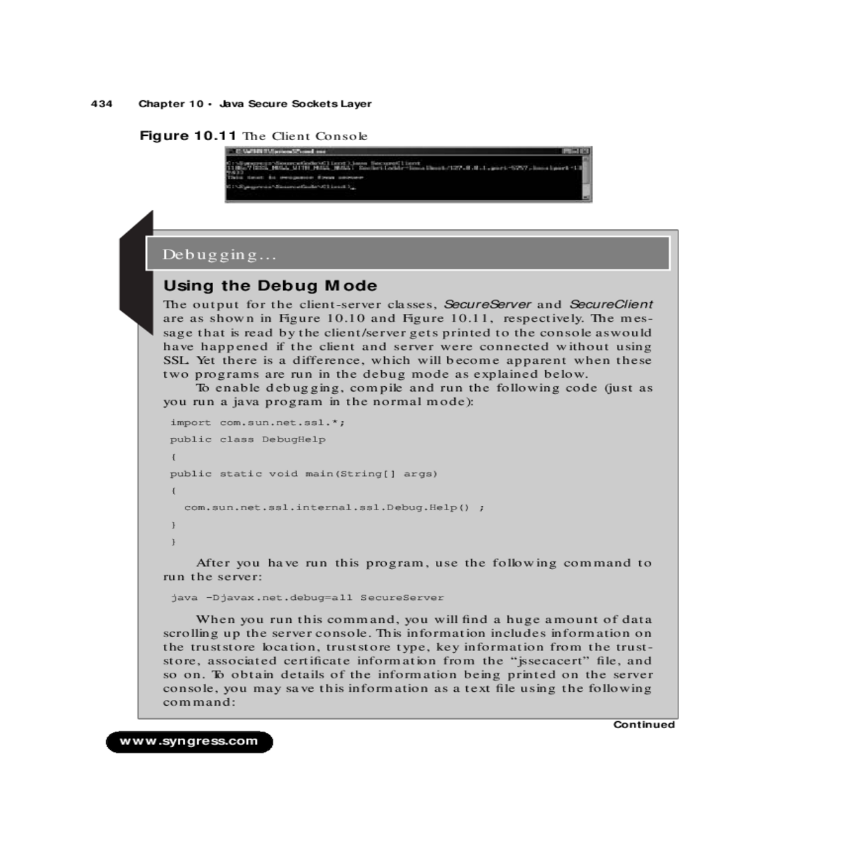 the server ready service client requests