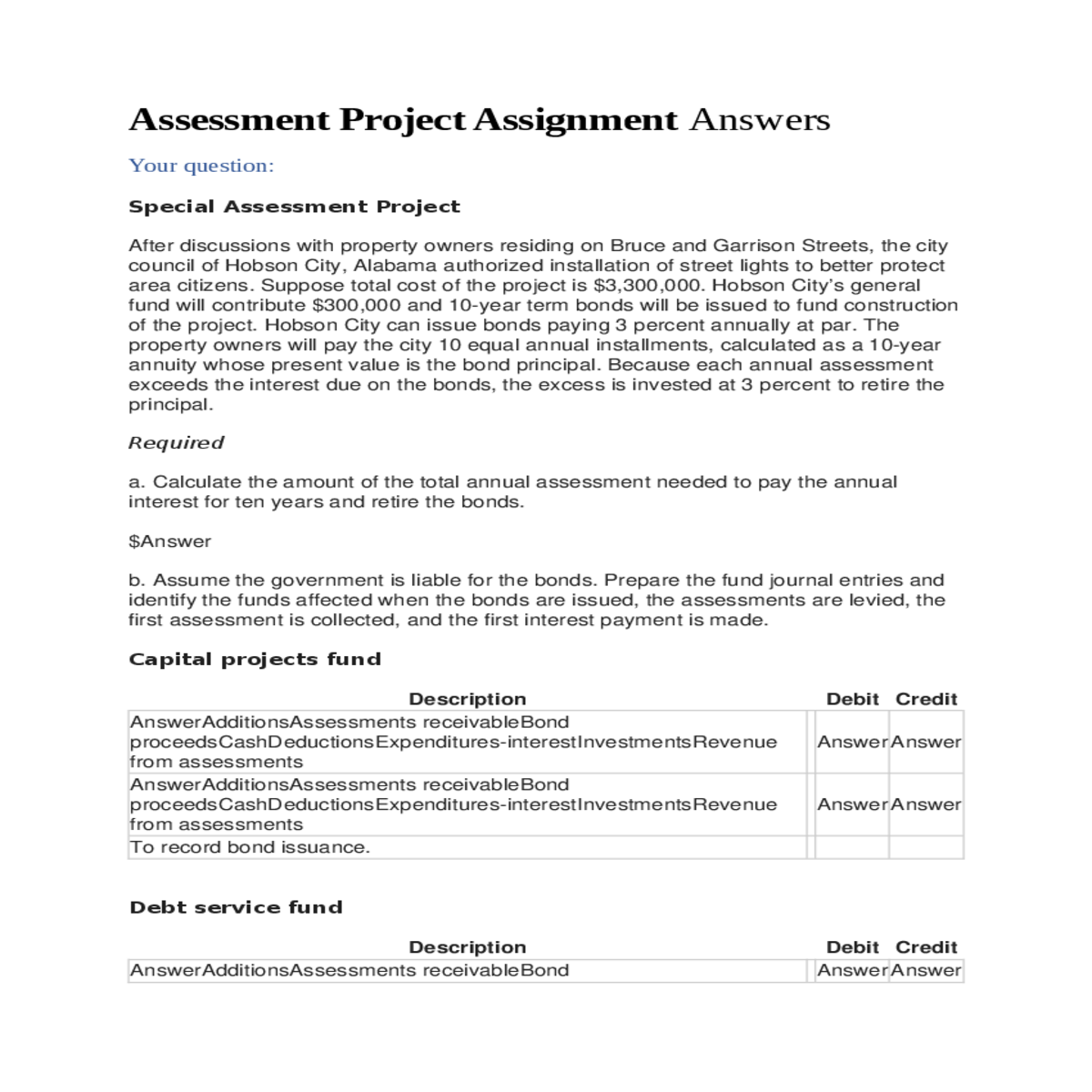 record bond issuance cash bond proceeds credit bon