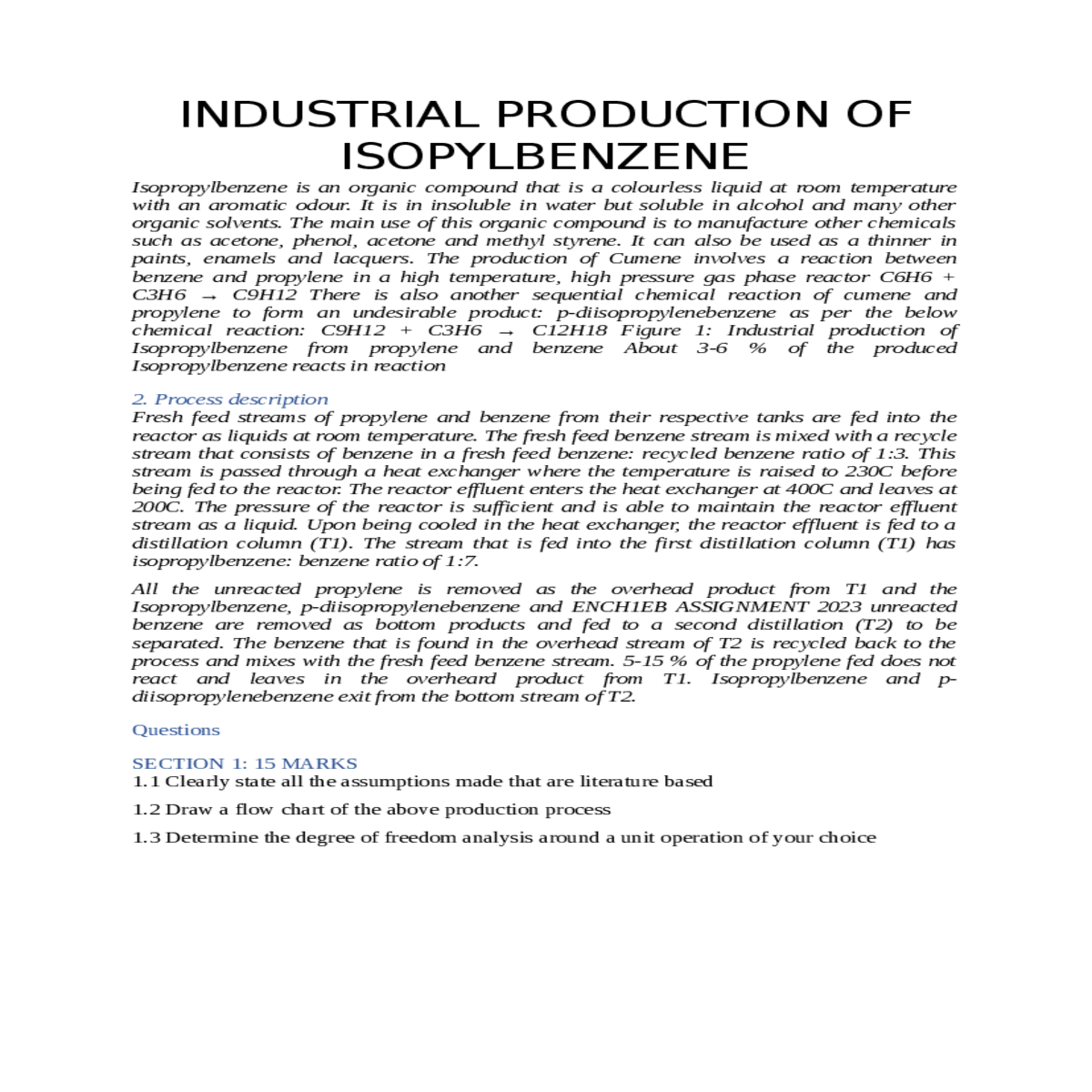 the reactor effluent enters the heat exchanger and