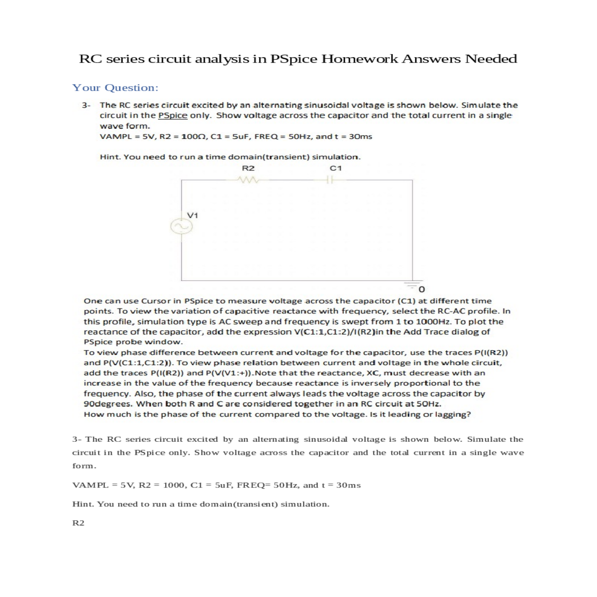 and the phase difference between current and volta