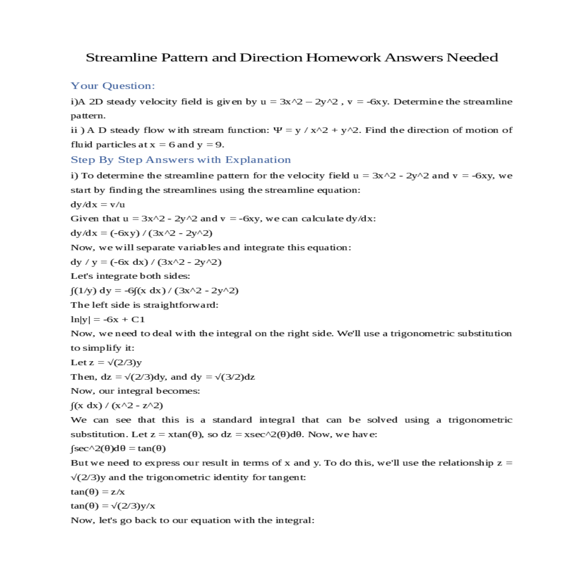 the direction given the angle tan atan atan atan n