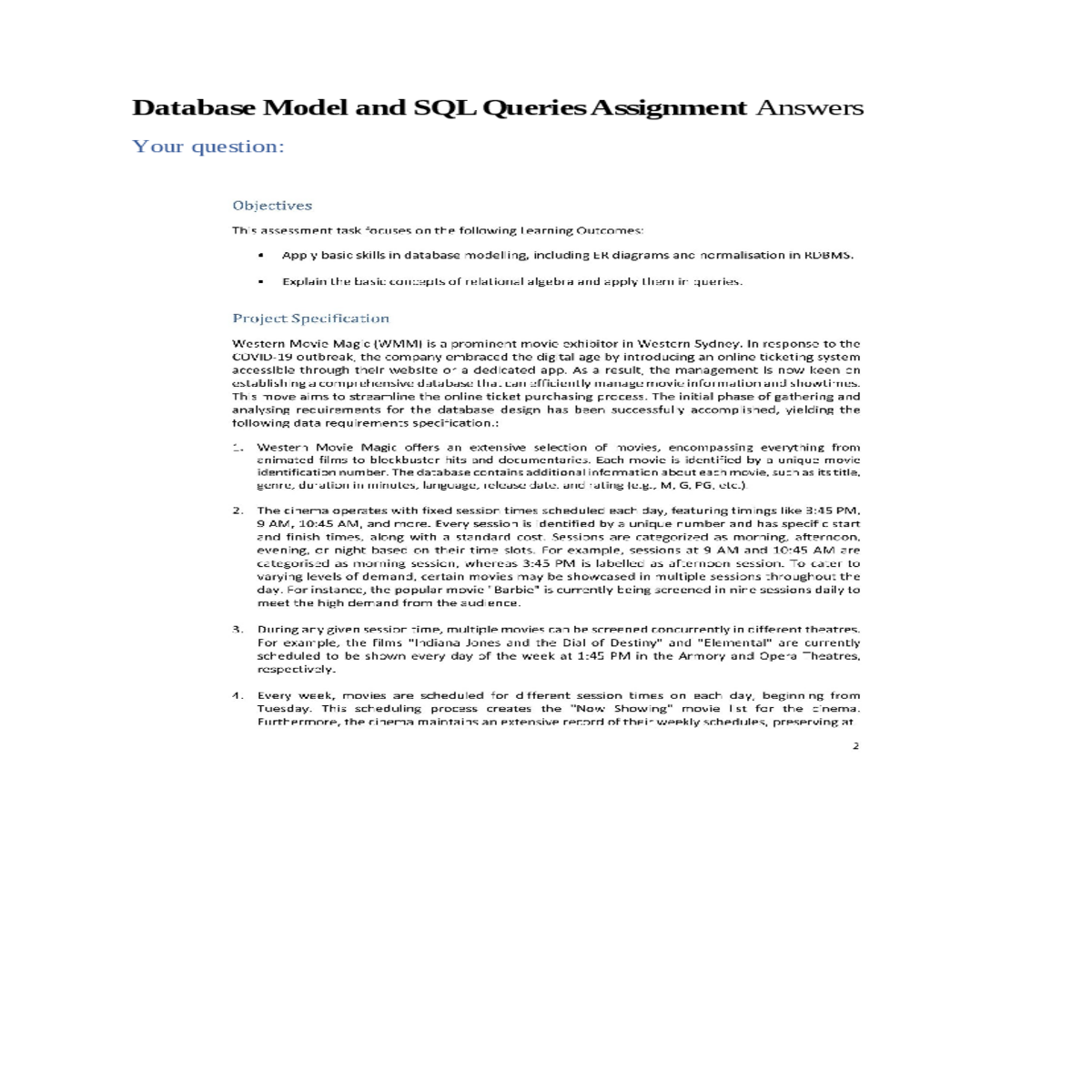 primary keys and foreign keys identified