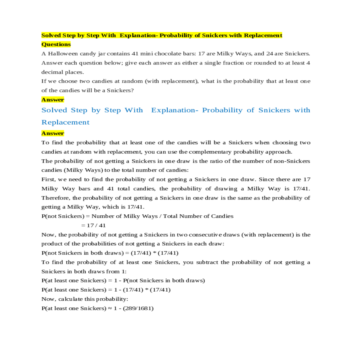 the probability drawing milky way
