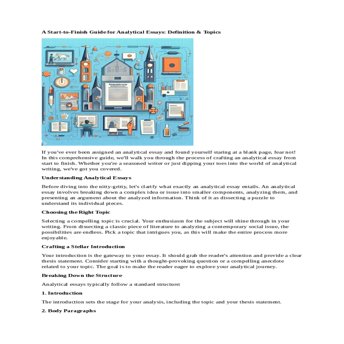 introductionthe introduction sets the stage for yo