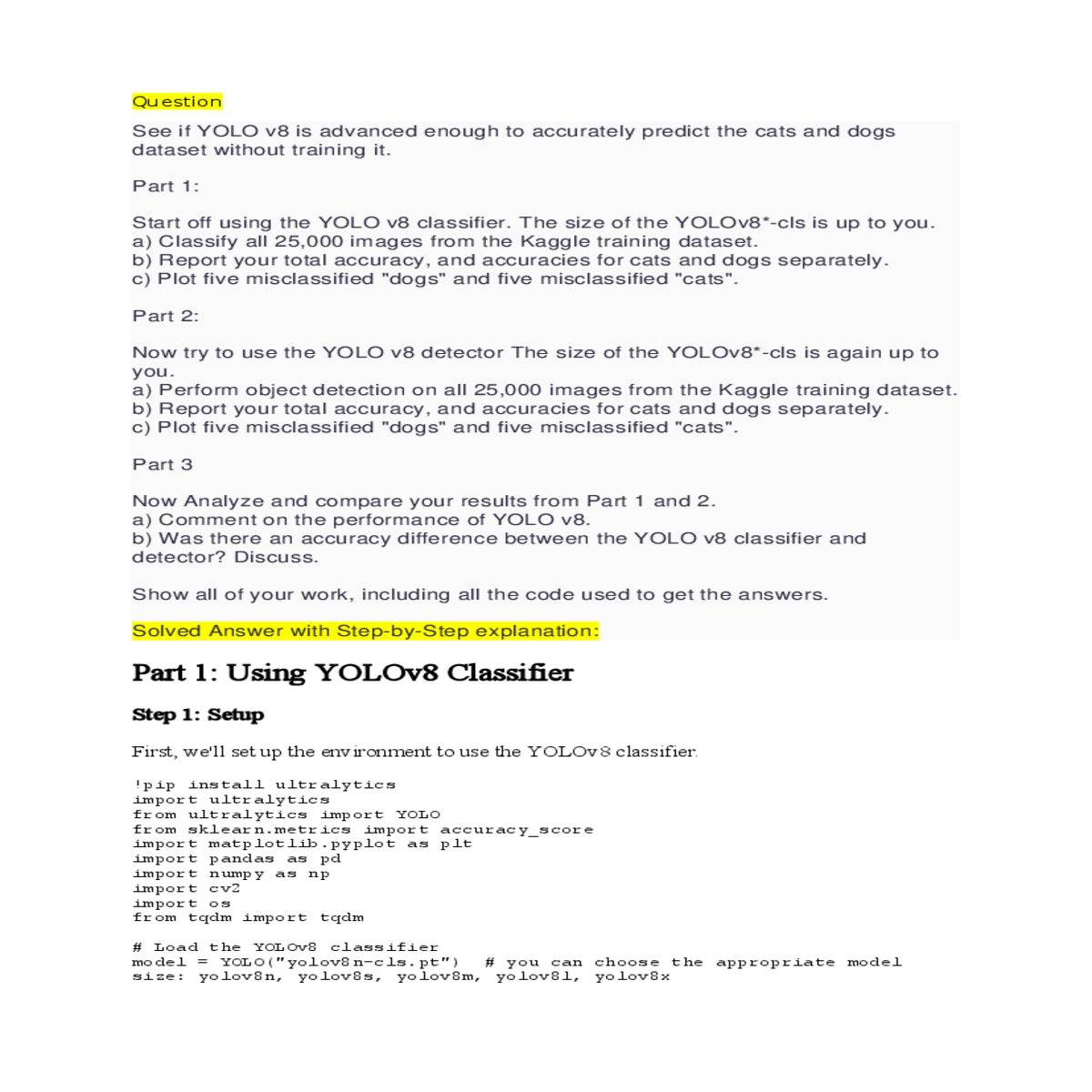 classify all images from the kaggle training datas