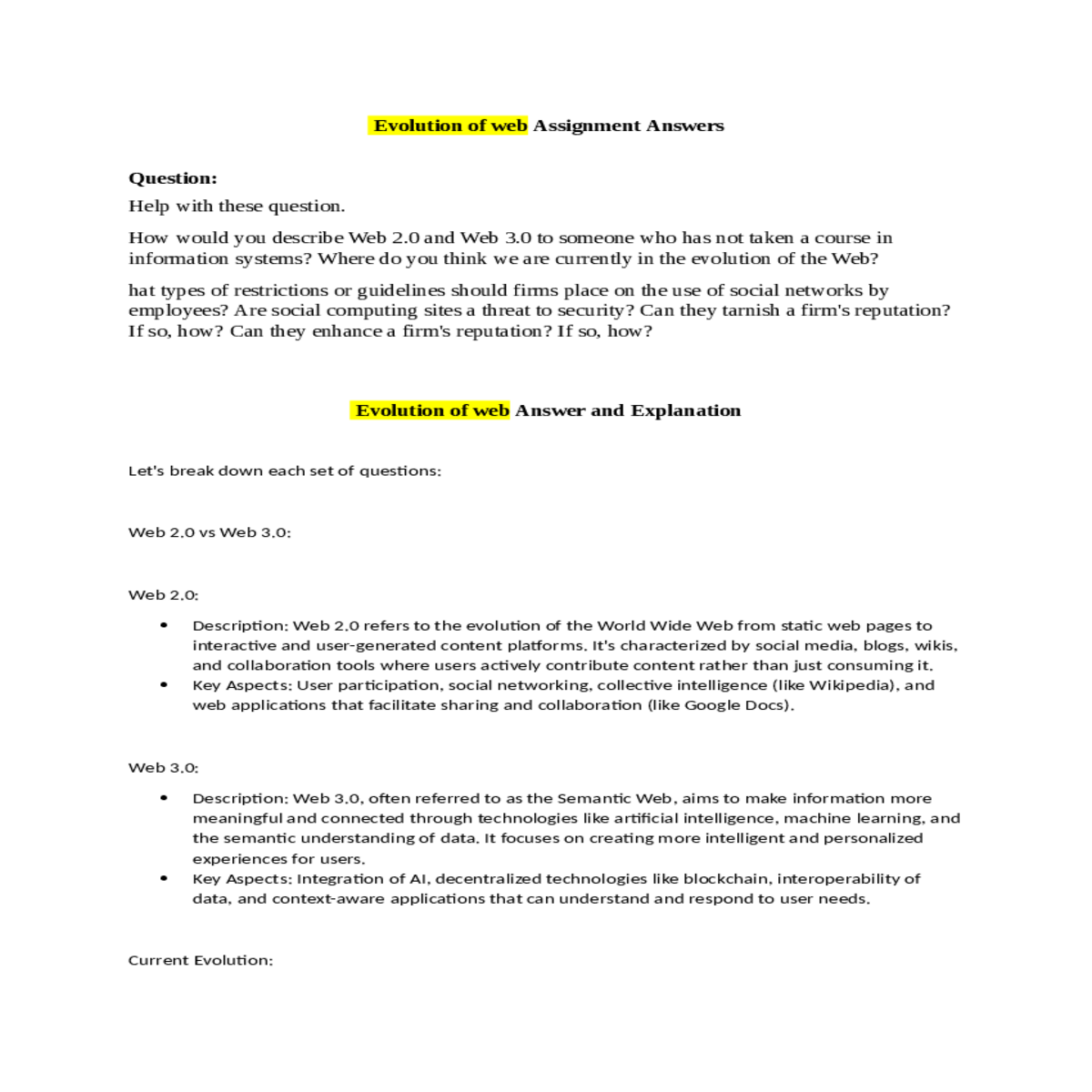 and the semantic understanding data