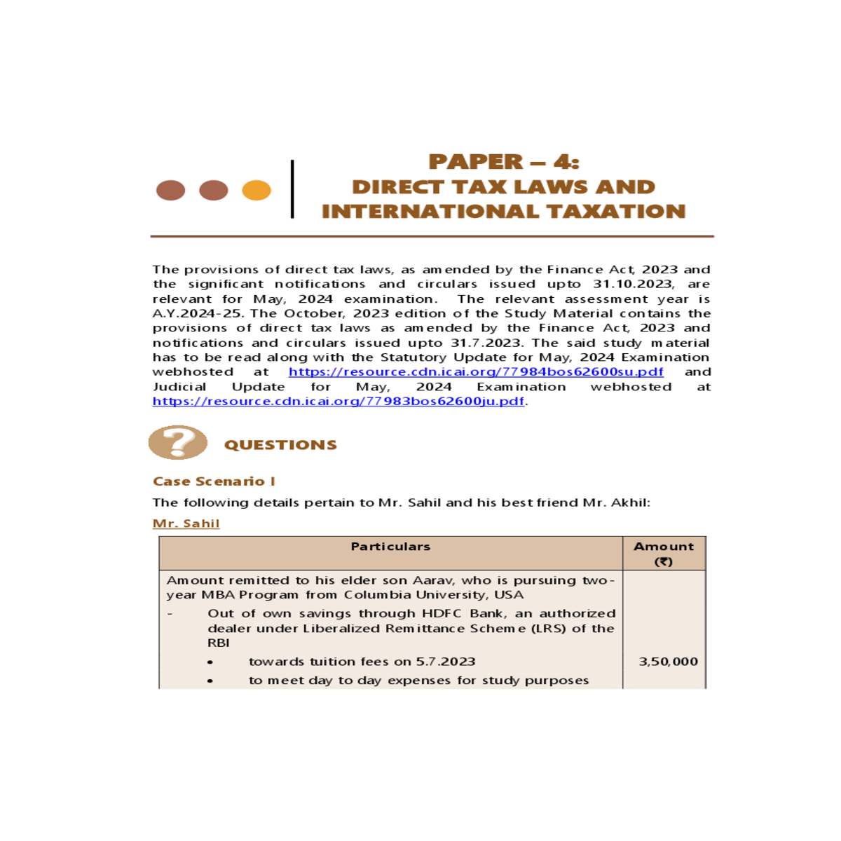 and notifications and circulars issued upto