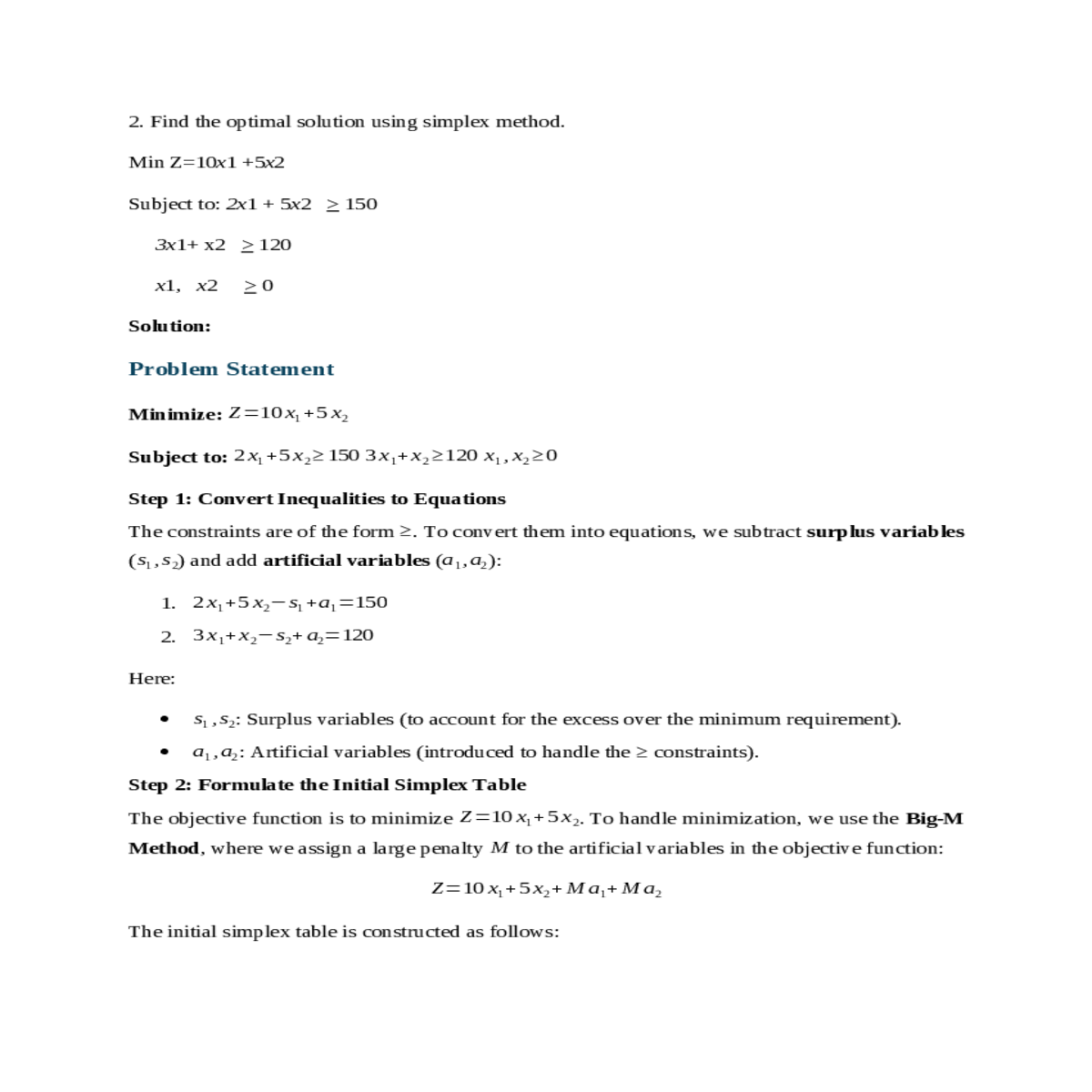 the current solution optimal extract the solutiona