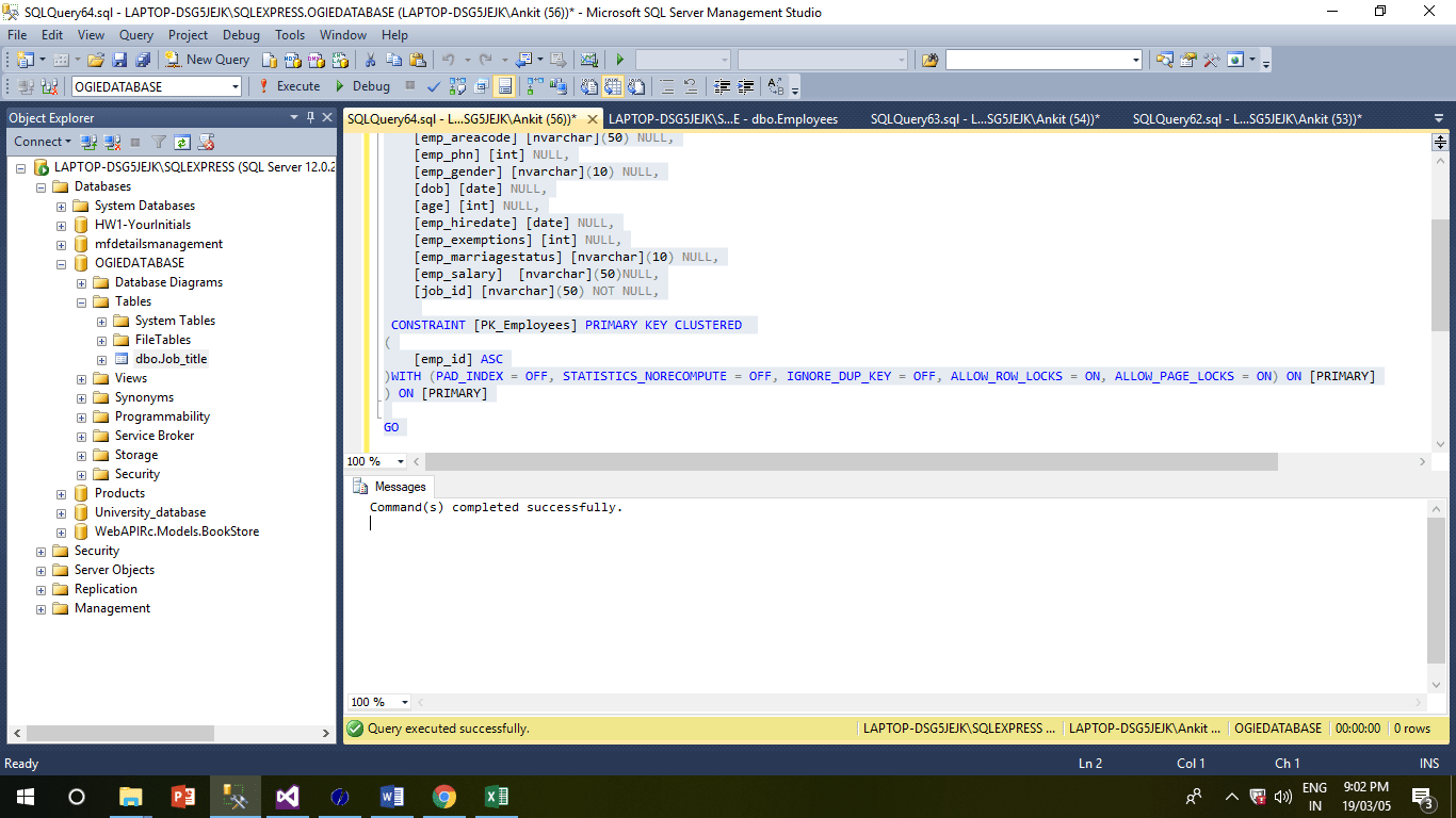 Database Course Help Database Course Help