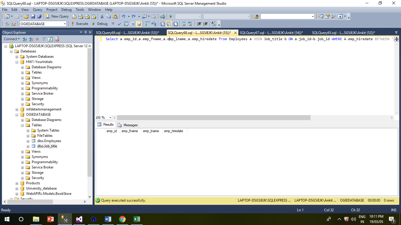 Database Course Help Database Course Help