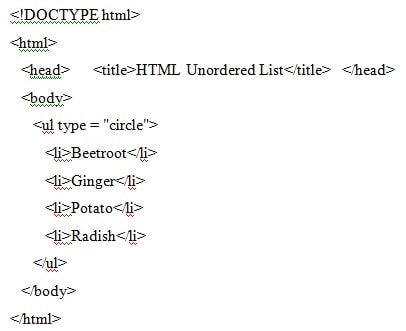 Lists In HTML lists in html img1