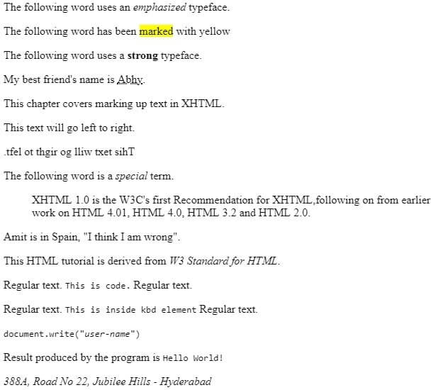 Phrase Tags in HTML phrase tags in html img2