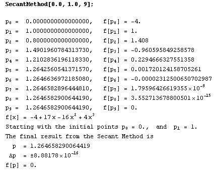 Brent’s Algorithm Example 5