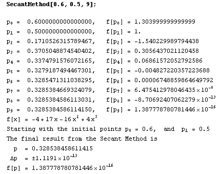 Brent’s Algorithm Example 6