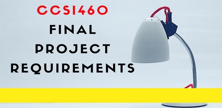 CCSI460 Final Project Requirements