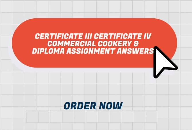 commercial cookery diploma course answers