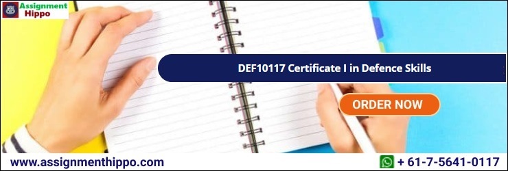 DEF10117 Certificate I in Defence Skills