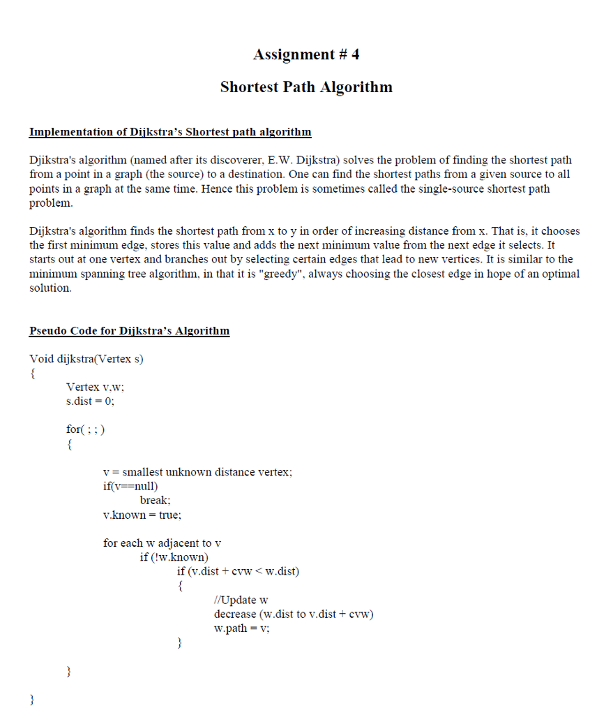 dijkstra shortest path algorithm