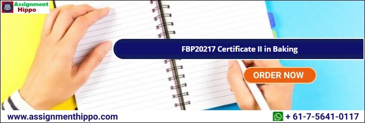 FBP20217 Certificate II in Baking