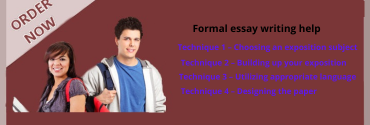 Formal essay writing help