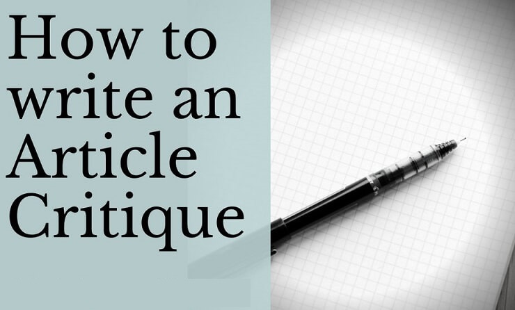 How to write an Article Critique