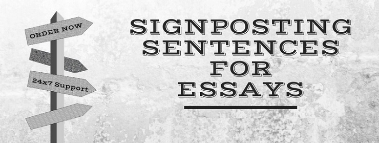 Signposting Sentences for Essays