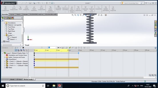SolidWorks Spring Tutorial Image 57 Part 1 SolidWorks Spring Tutorial Image 57 Part 1