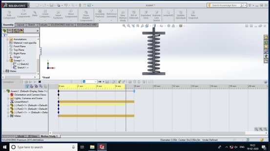 SolidWorks Spring Tutorial Image 57 Part 2 SolidWorks Spring Tutorial Image 57 Part 2