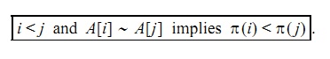 Stability in sorting algorithm Stability in sorting algorithm