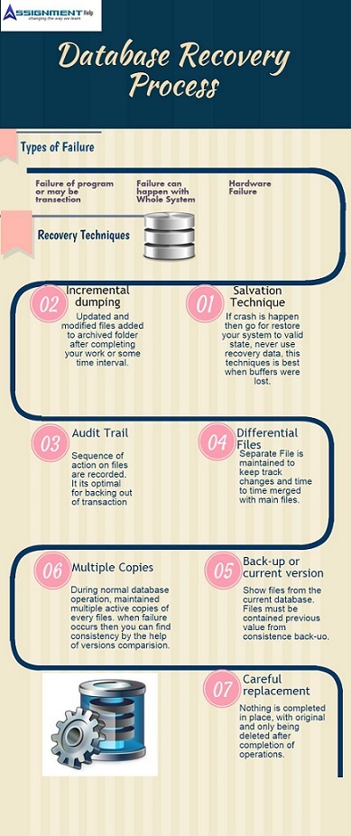 database recovery process Infographics