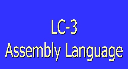 LC-3 programming help