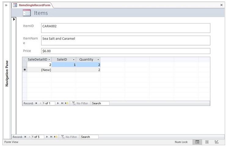 AC2019 Capstone Level 2 Working with a Sales Database Solution Image 3