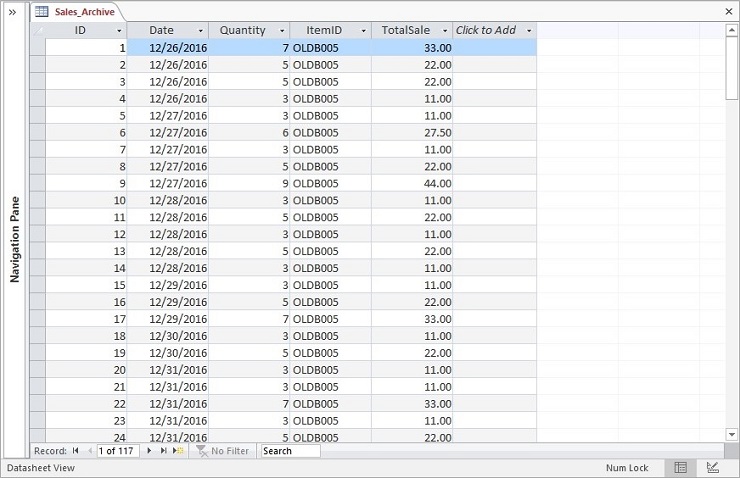 AC2019 Capstone Level 2 Working with a Sales Database Solution Image 5