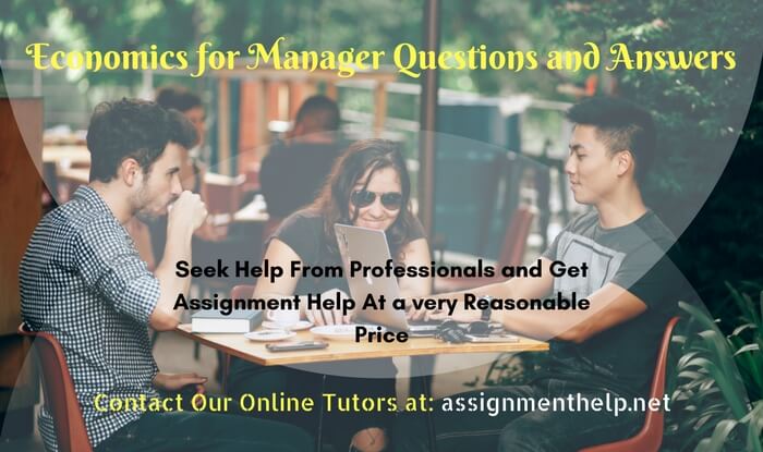 Assignment Help with economics for managers