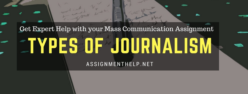 Assignment Help with journalism