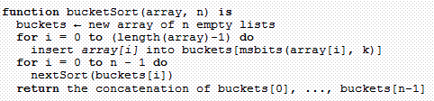 Bucket Sort Assignment Help