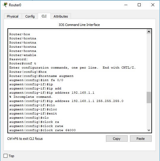 CCNA Exercise Lab 4 Image 7