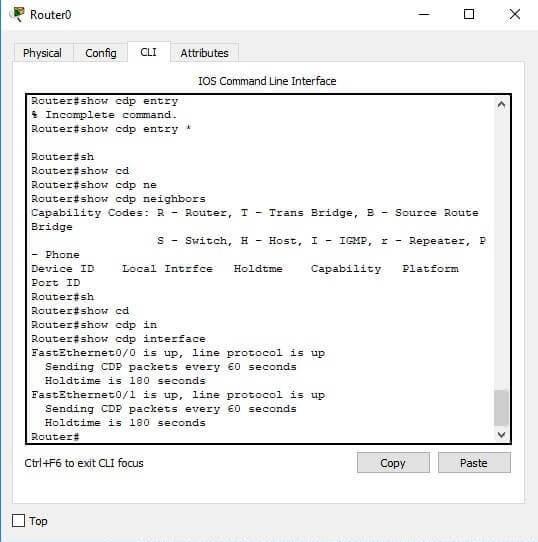 CCNA Exercise Lab 7 Image 3