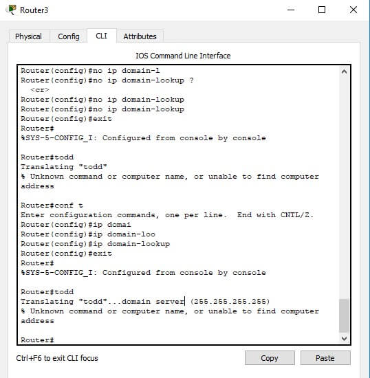 CCNA Exercise Lab 7 Image 5