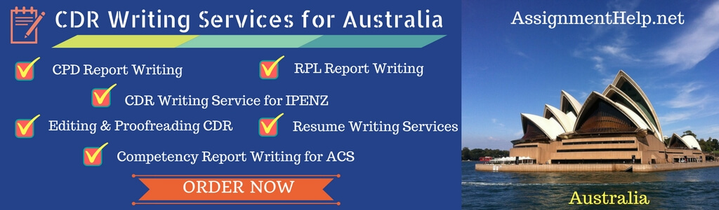 CDR Writing Help by Australian Expert