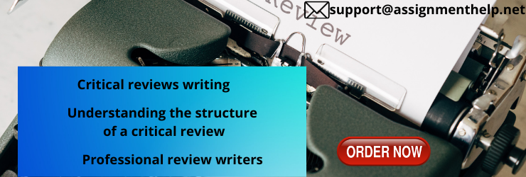 Critical reviews writing