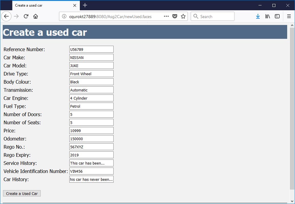 Demonstration of the Functionality of the e-Business System of Assignment 2 Image 4