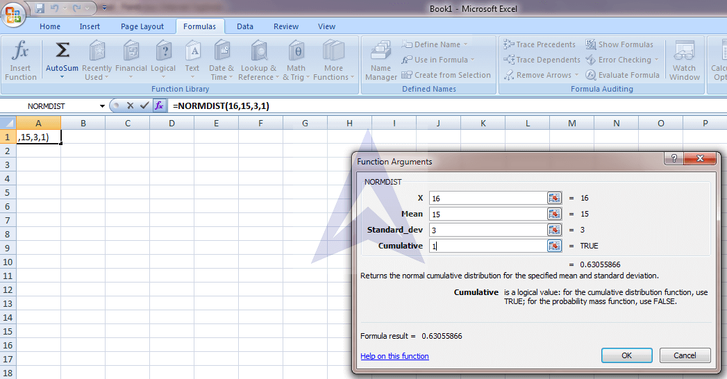 excel tutorial for normal distributions image 5