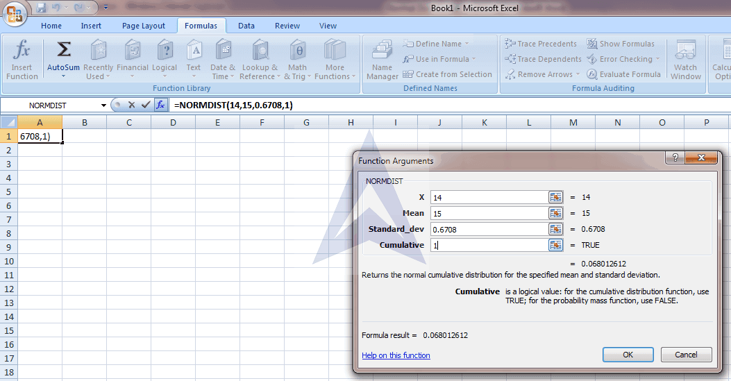 excel tutorial for normal distributions image 7